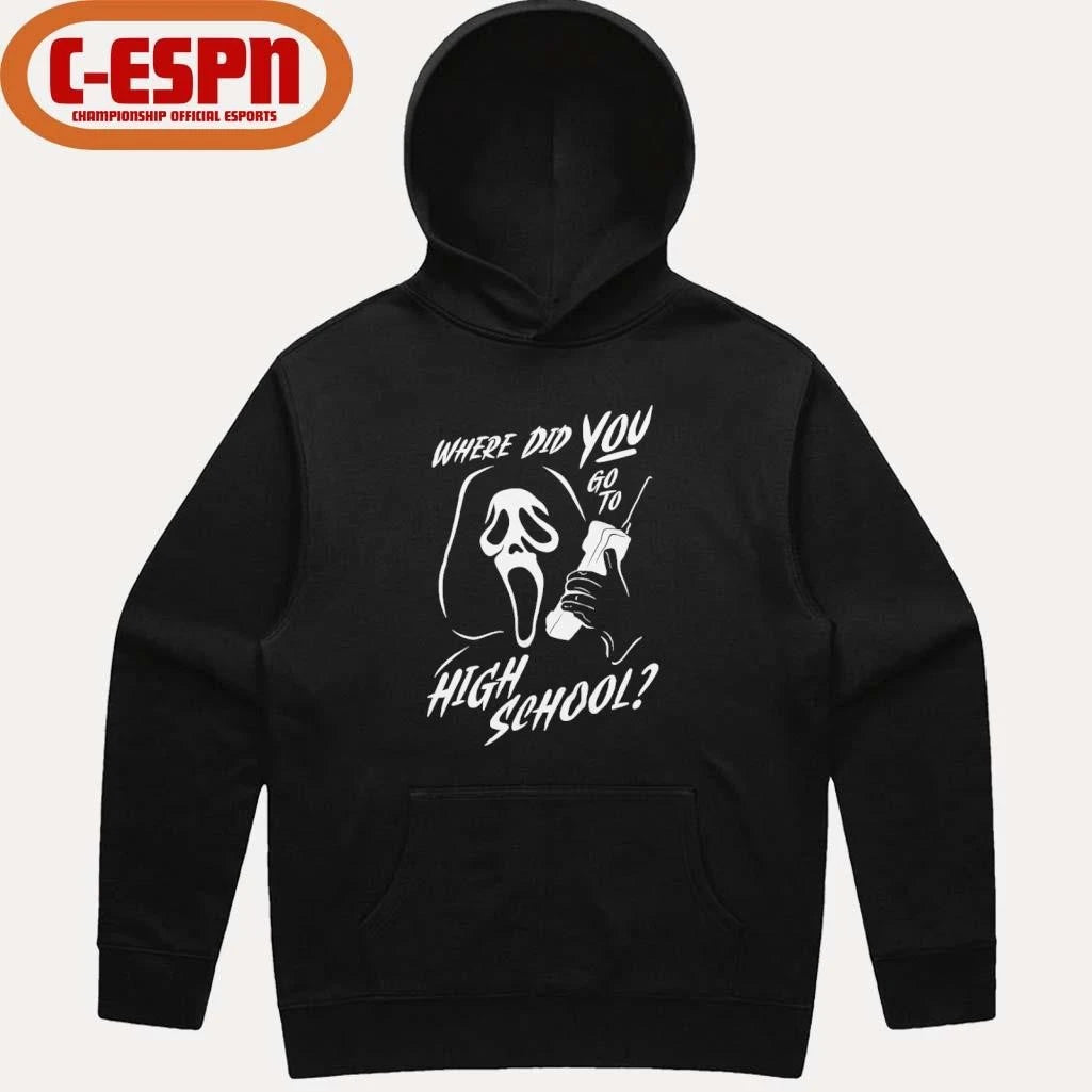 Official Where Did You Go to High School Ghostface Shirt