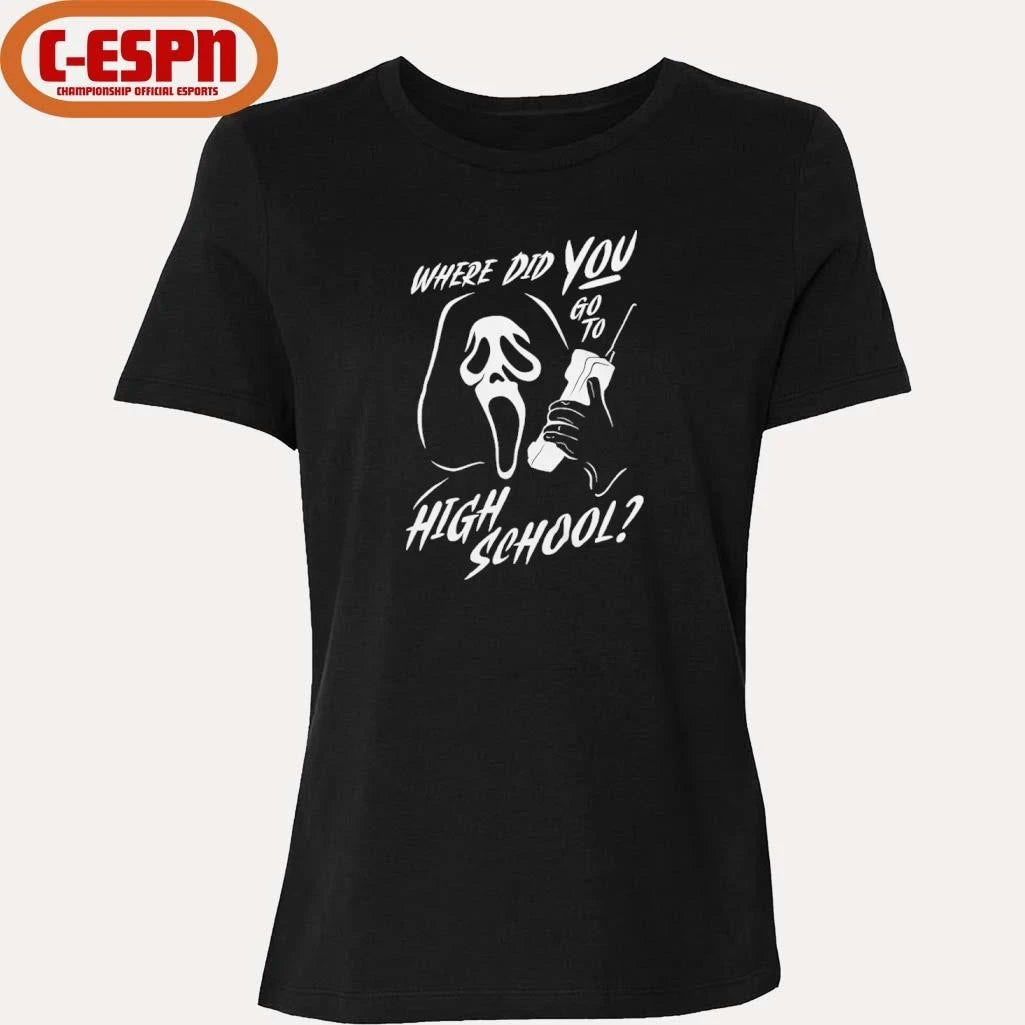 Official Where Did You Go to High School Ghostface Shirt