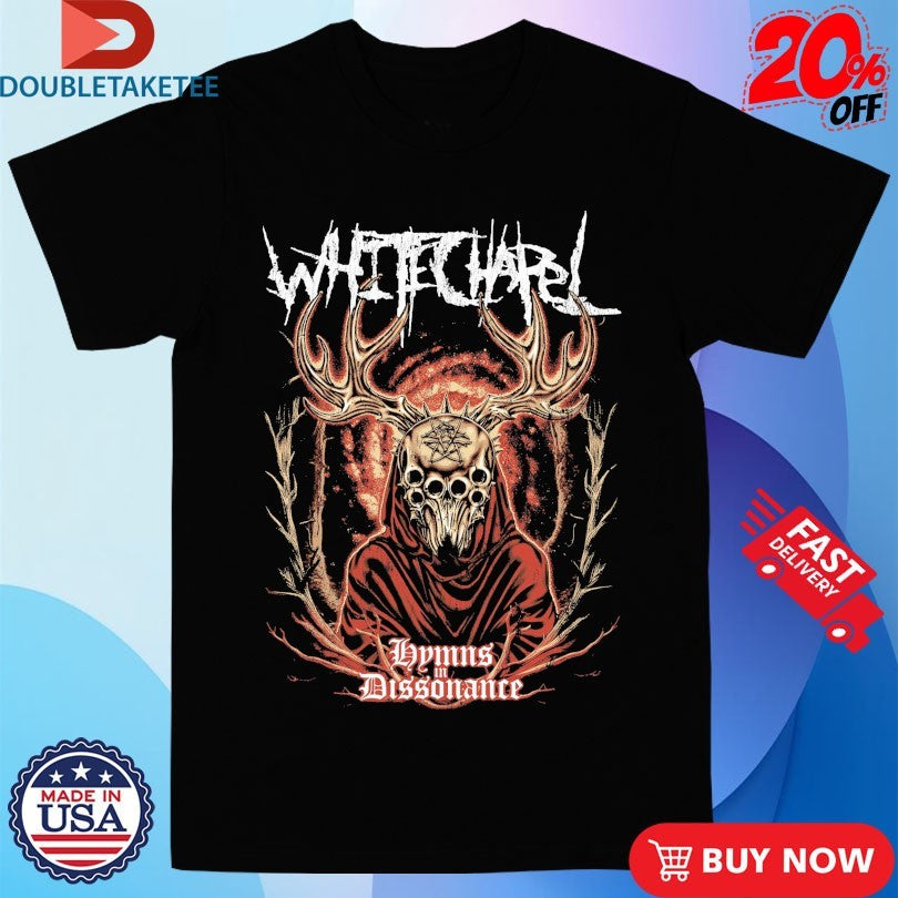 Official Whitechapel Hymns In Dissonance Album  Shirts