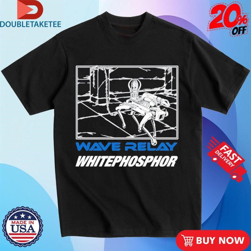 Official Whitephosphor X Wave Relay Doggy Shirts