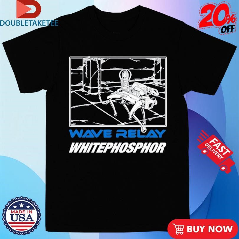 Official Whitephosphor X Wave Relay Doggy Shirts