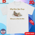 Official Why Open Your Legs When You Can Open The Bible Jesus Holy Bible Shirts