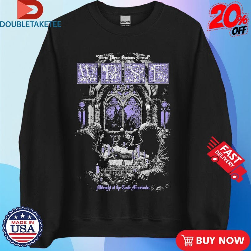 Official Wicca Phase Springs Eternal Midnight At The Castle Moorlands Candle Shirts