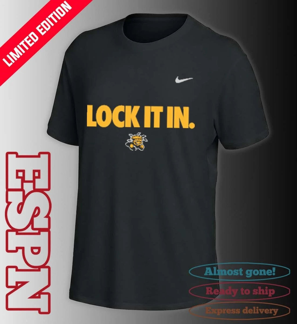 Official Wichita State Basketball Lock It In NCAA Bench Shirt