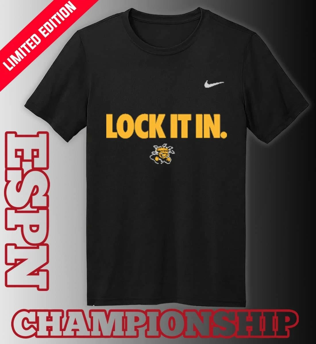 Official Wichita State Basketball Lock It In NCAA Bench Shirt