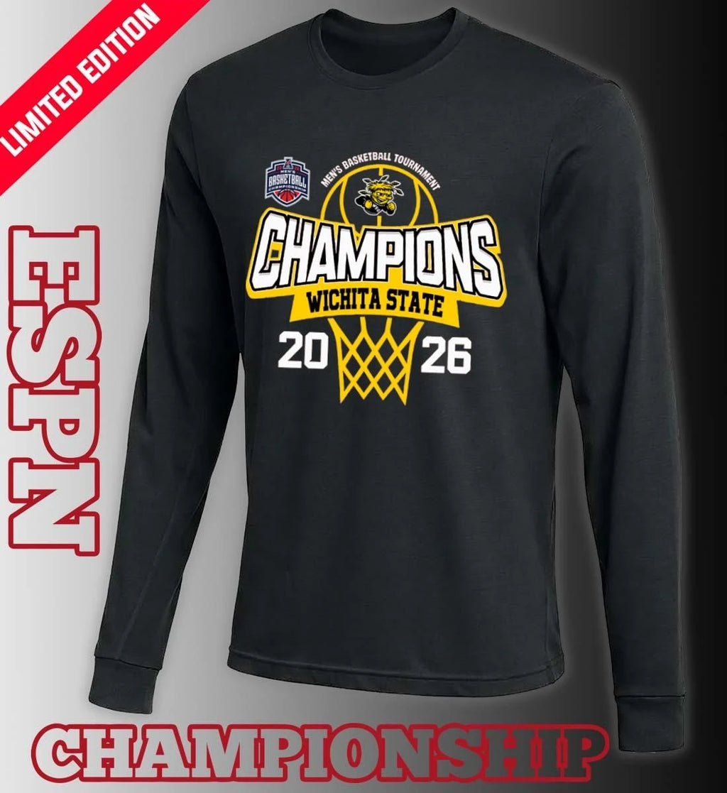 Official Wichita State Shockers 2026 American Conference Men’s Basketball Tournament Champions Shirt