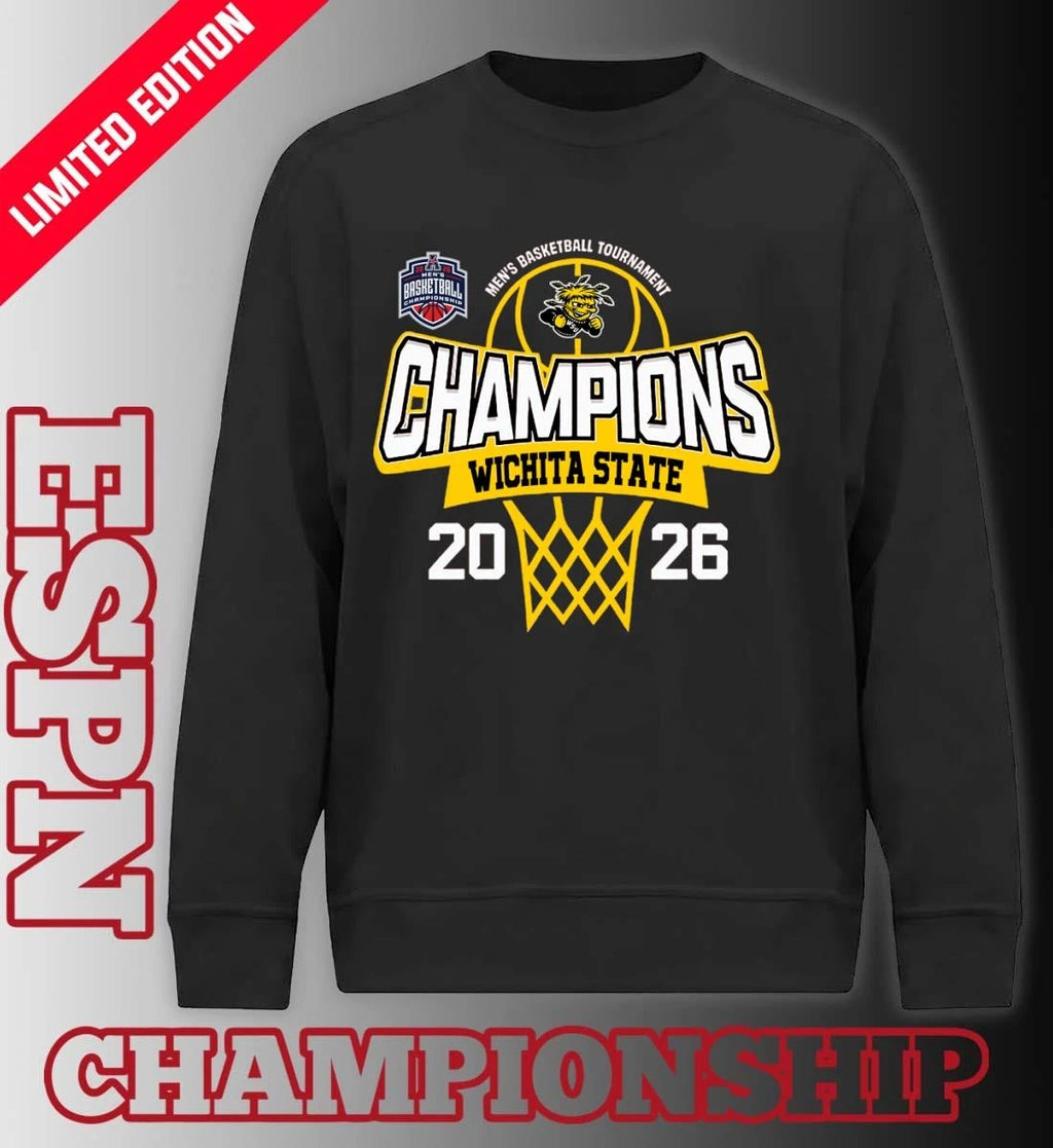 Official Wichita State Shockers 2026 American Conference Men’s Basketball Tournament Champions Shirt