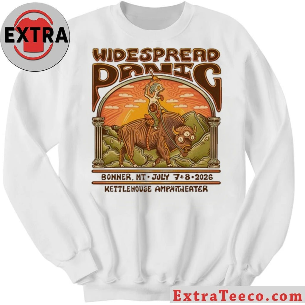 Official Widespread Panic Bonner MT On July 7-8 2026 Shirt