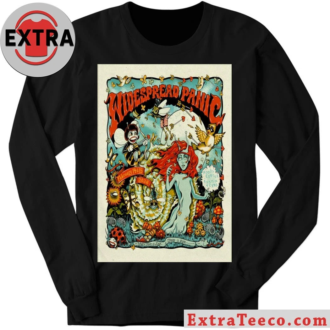 Official Widespread Panic Moody Center Austin TX Feb 14-15 2026 Poster Shirt
