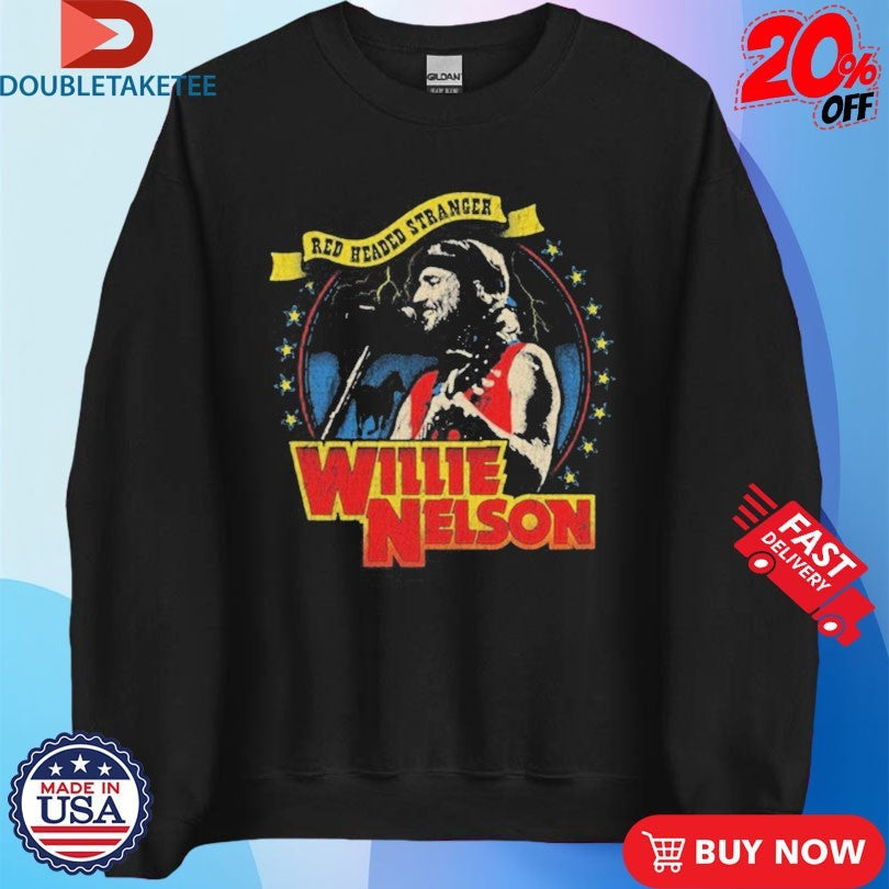 Official Willie Nelson Red Headed Stranger Star Shirts