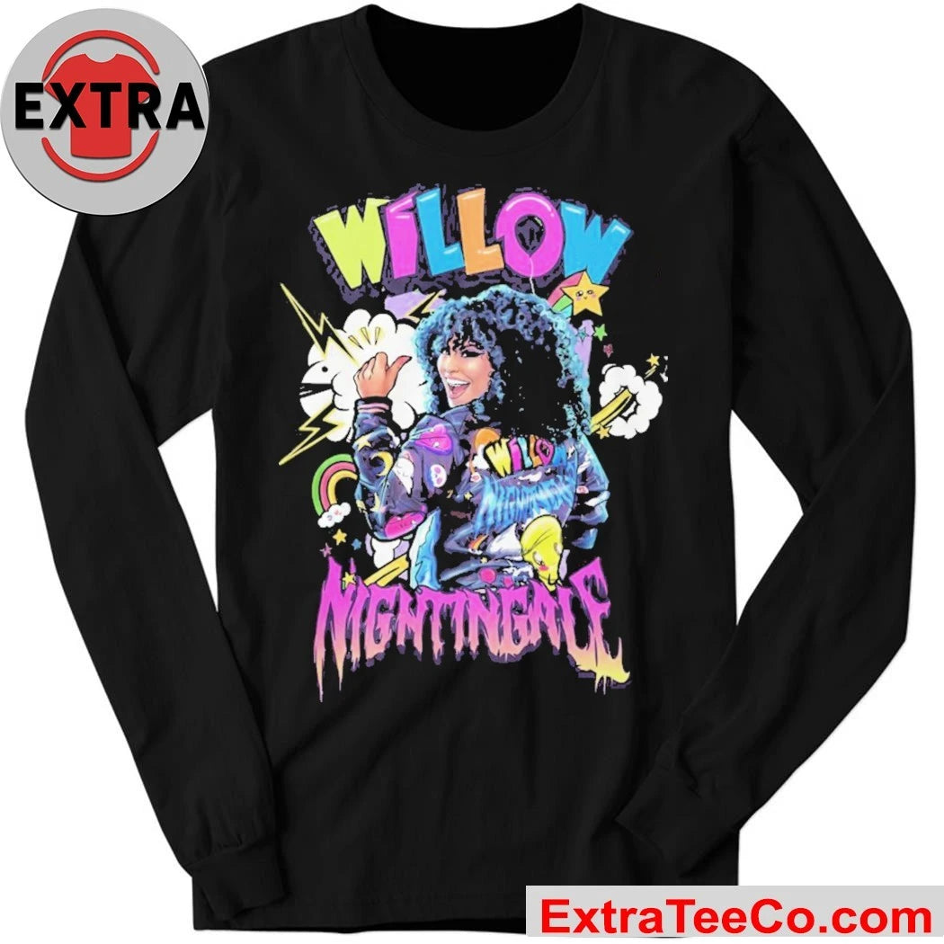 Official Willow Nightingale Aew Graphic Series Shirt