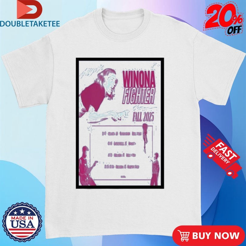 Official Winona Fighter Fall Tour 2025 Dates Shirts