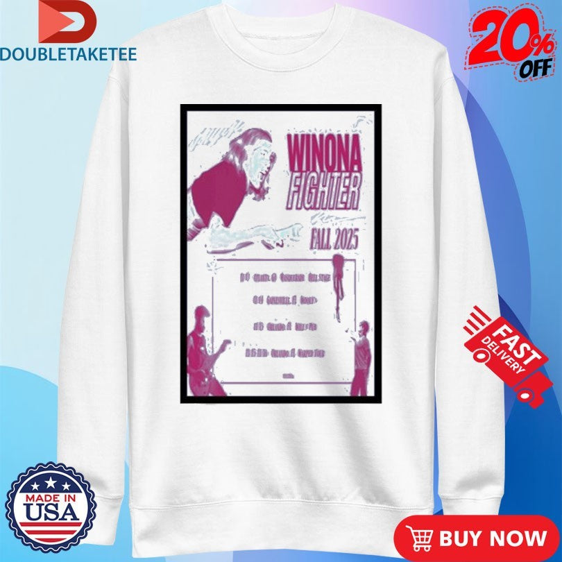 Official Winona Fighter Fall Tour 2025 Dates Shirts