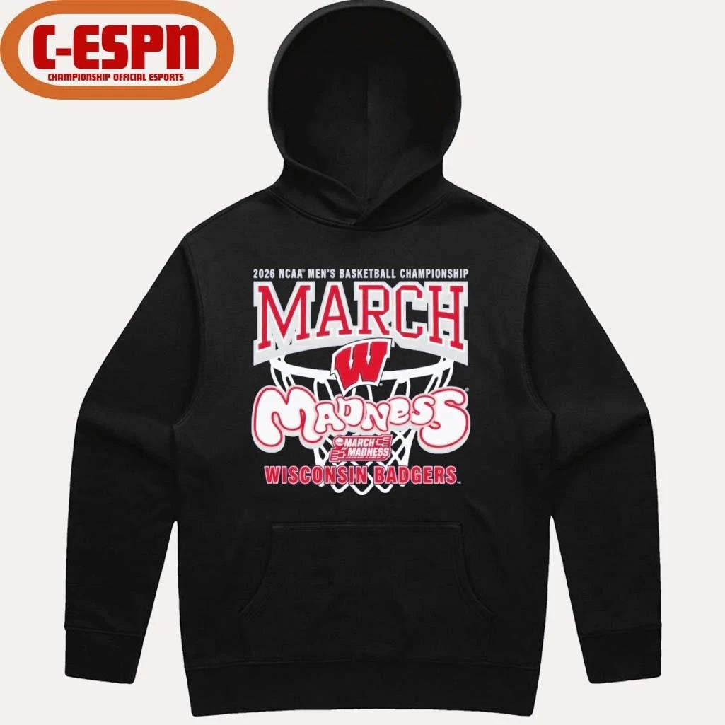 Official Wisconsin Badgers 2026 NCAA Men’s Basketball Championship March Madness Shirt