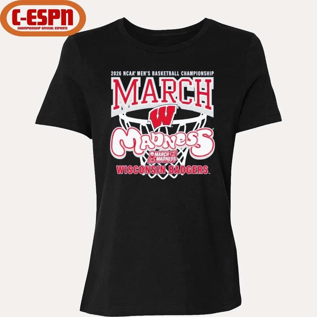 Official Wisconsin Badgers 2026 NCAA Men’s Basketball Championship March Madness Shirt