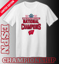 Official Wisconsin Badgers National Collegiate Women’s Ice Hockey Champions 2026 T-Shirt