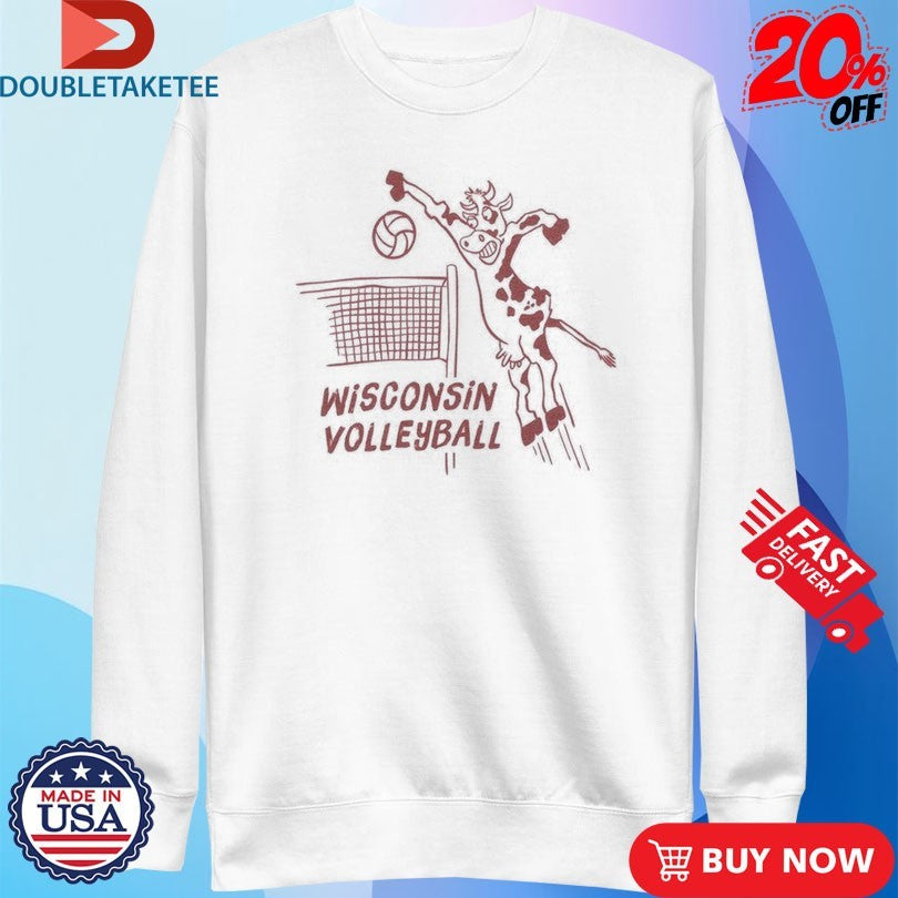 Official Wisconsin Badgers Volleyball Mascot Shirts