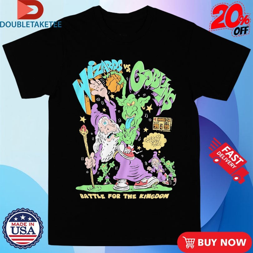 Official Wizards Vs Goblins Battle For The Kingdom Shirts