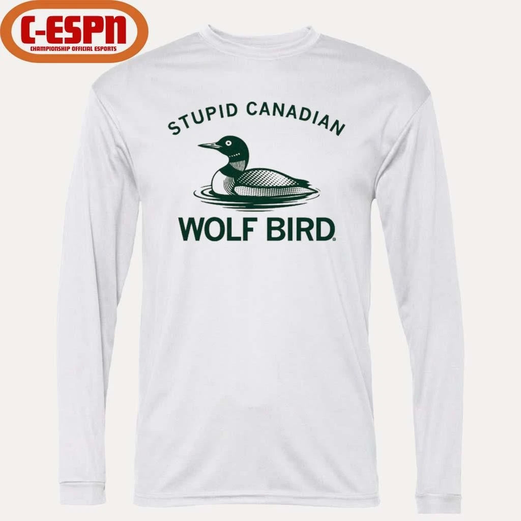 Official Wolf Bird Stupid Canadian 2025 Shirt