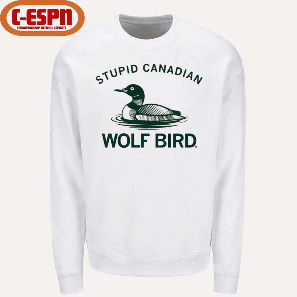 Official Wolf Bird Stupid Canadian 2025 Shirt