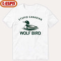 Official Wolf Bird Stupid Canadian 2025 Shirt