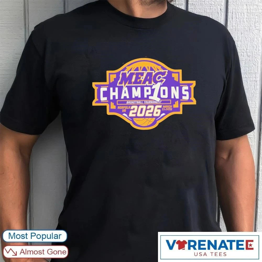 Official Women’s MEAC Championship Basketball Tournament 2026 Logo T-Shirt
