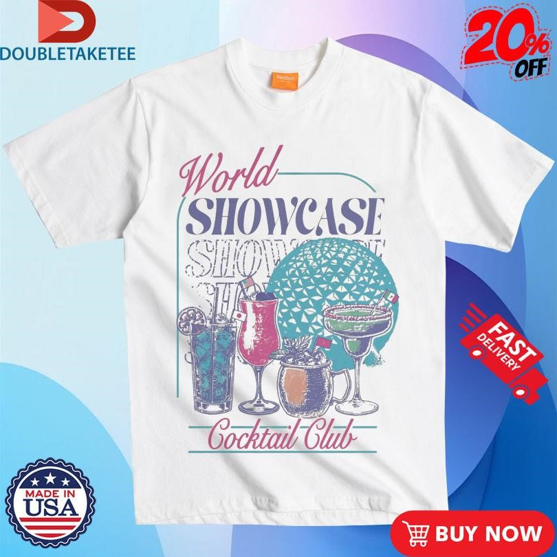 Official World Showcase Cocktail Club Shirts