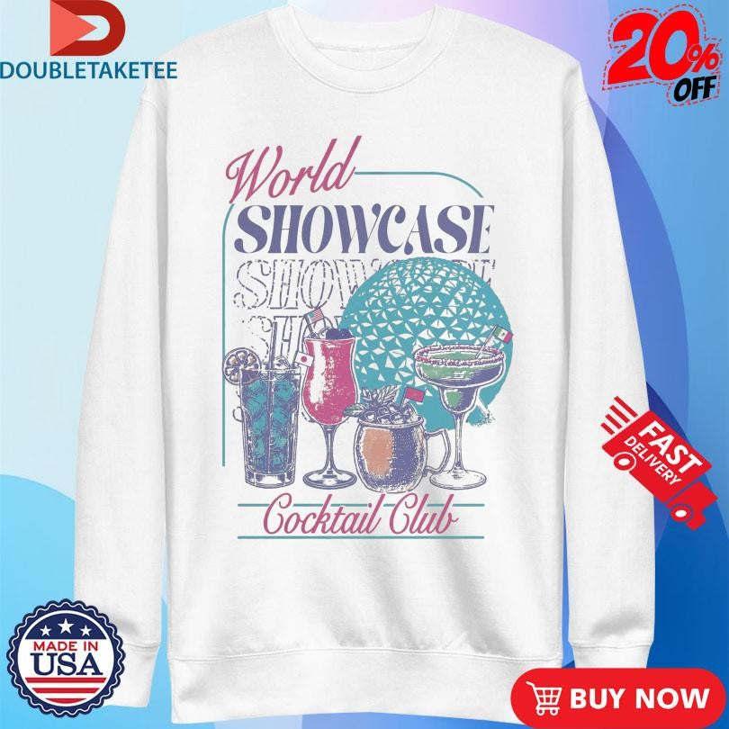 Official World Showcase Cocktail Club Shirts