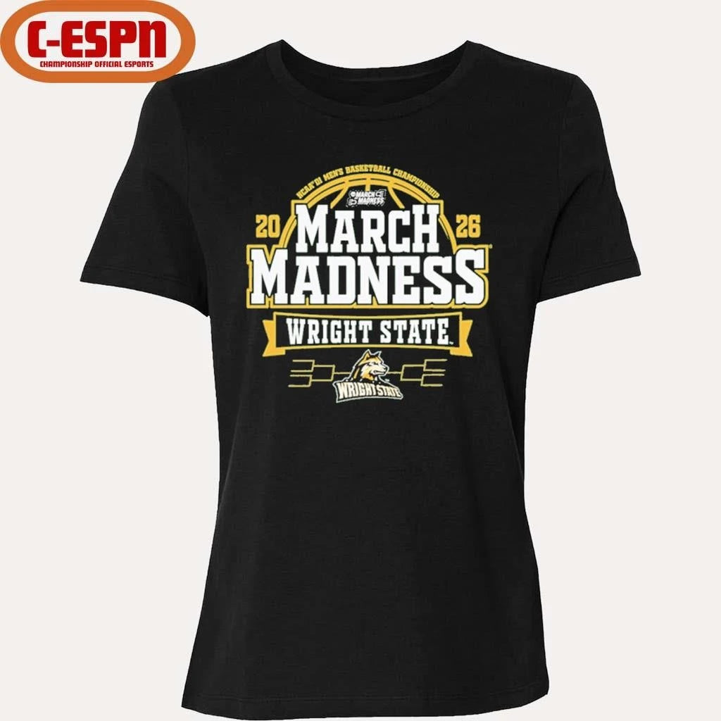 Official Wright State Raiders 2026 Men’s Basketball March Madness Bound Shirt