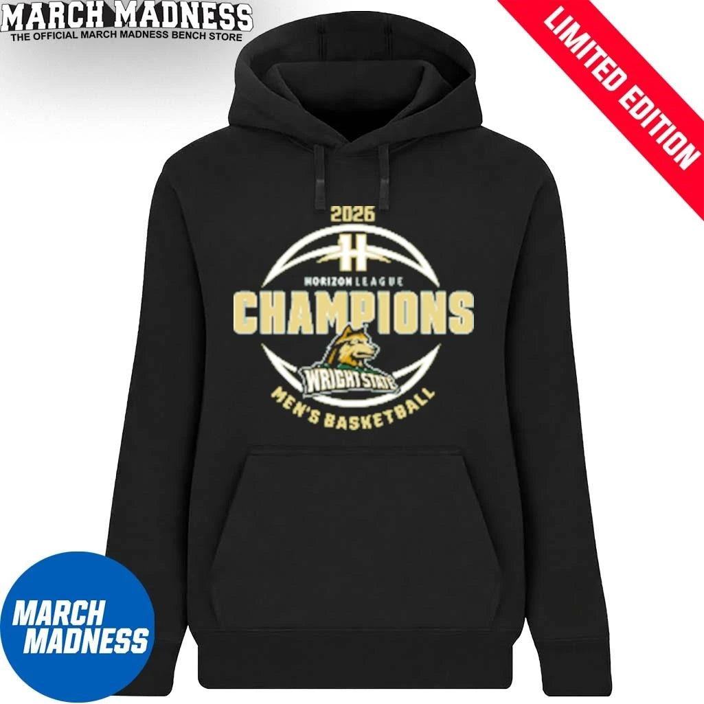 Official Wright State Raiders Horizon League Men’s Basketball Tournament Champions T-Shirt