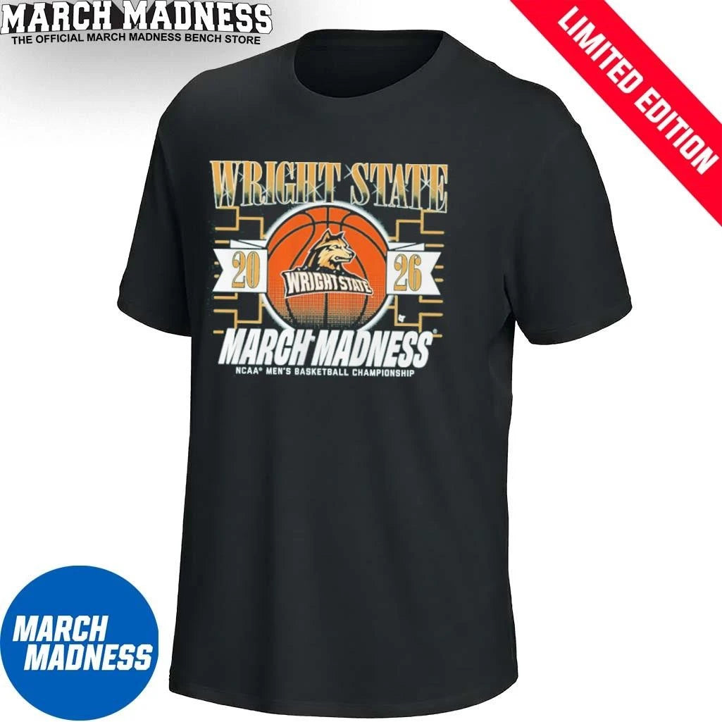 Official Wright State Raiders MBB 2026 March Madness Shirt