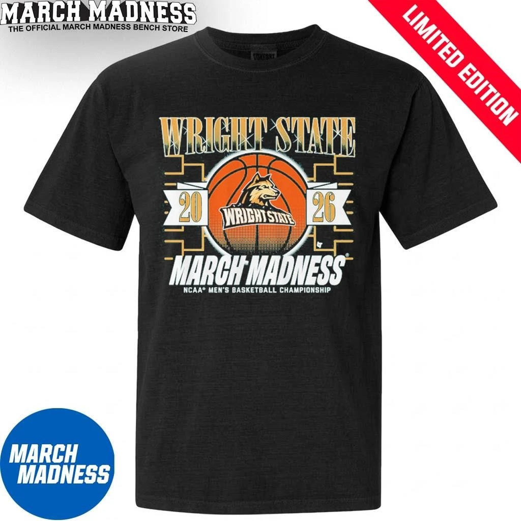 Official Wright State Raiders MBB 2026 March Madness Shirt