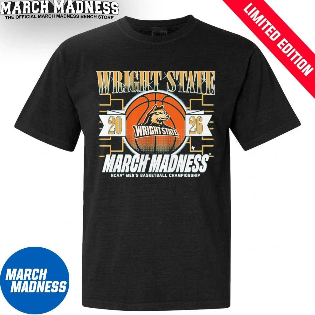 Official Wright State Raiders MBB 2026 March Madness Shirt