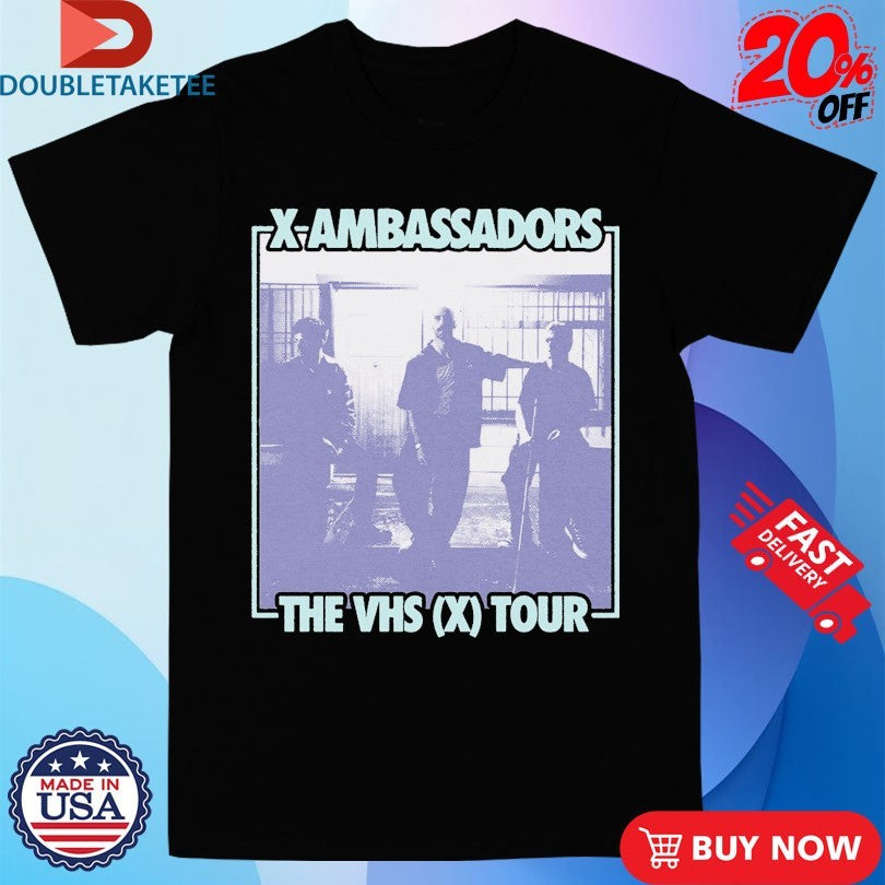 Official X Ambassadors The Vhs X Tour 2025 Photo Shirts
