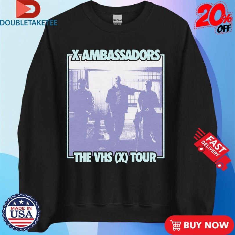 Official X Ambassadors The Vhs X Tour 2025 Photo Shirts