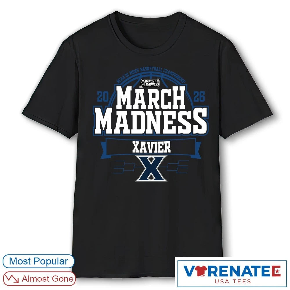 Official Xavier Musketeers 2026 NCAA DI Men’s Basketball Championship March Madness T-Shirt
