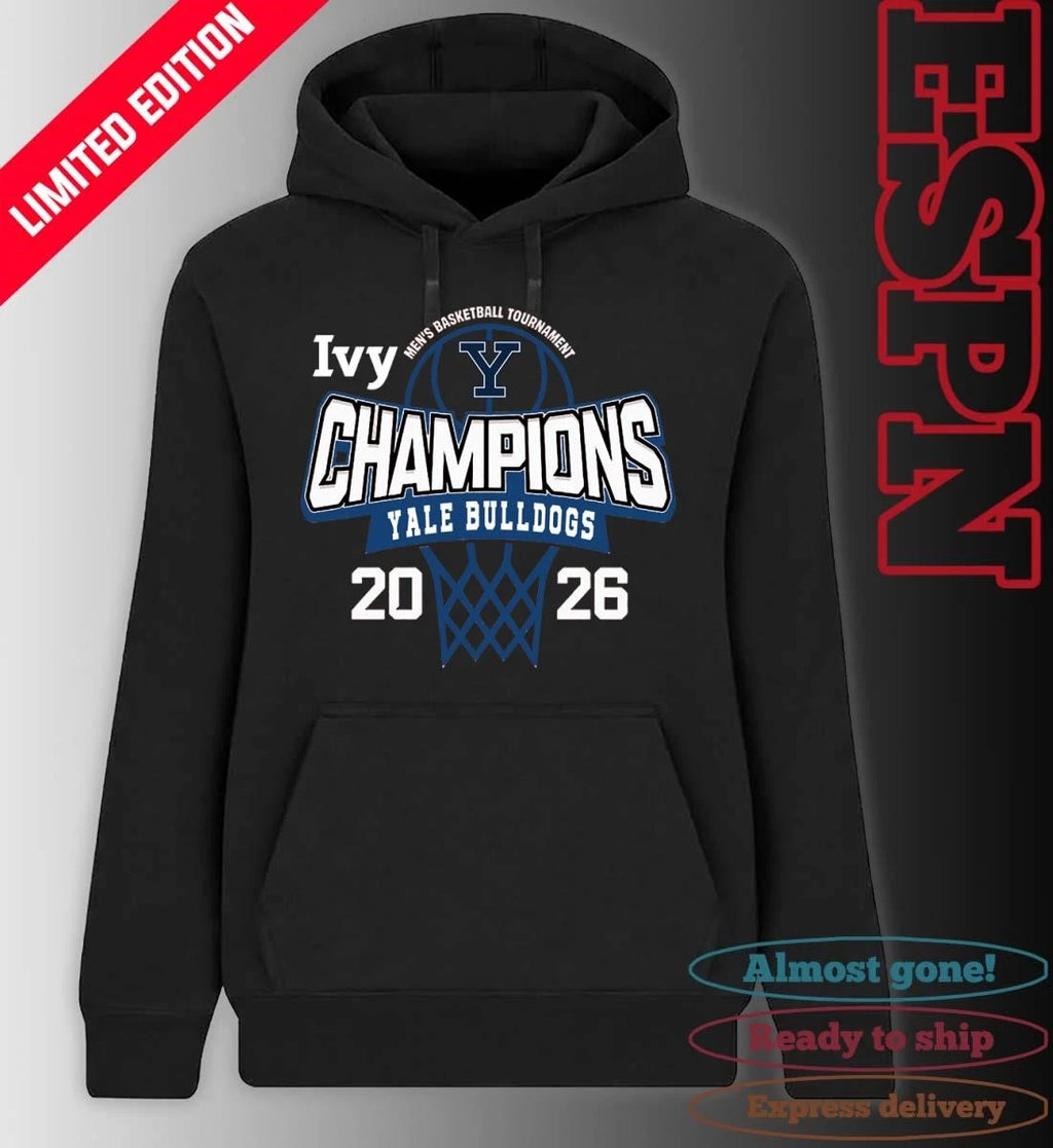 Official Yale Bulldogs 2026 Ivy League Men’s Basketball Tournament Champions Shirt
