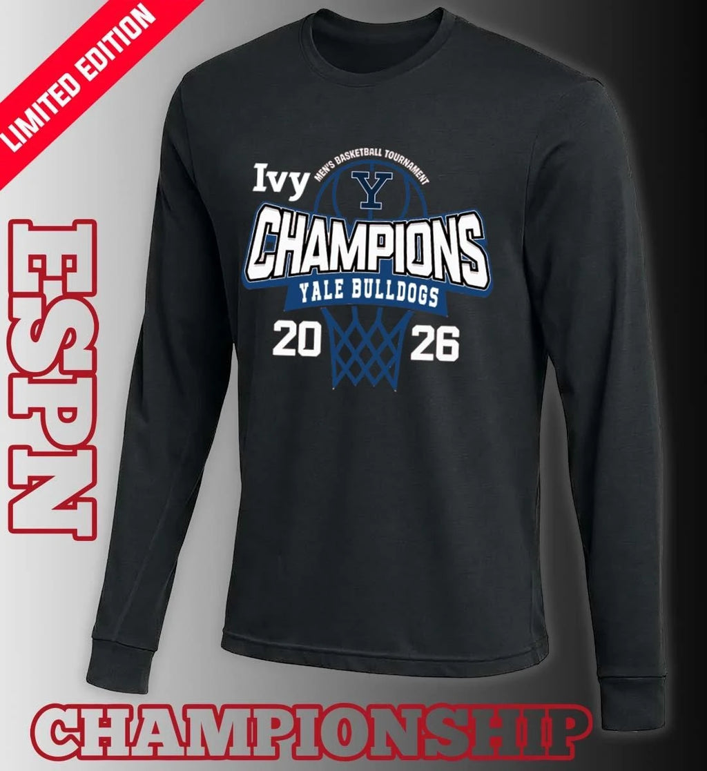 Official Yale Bulldogs 2026 Ivy League Men’s Basketball Tournament Champions Shirt