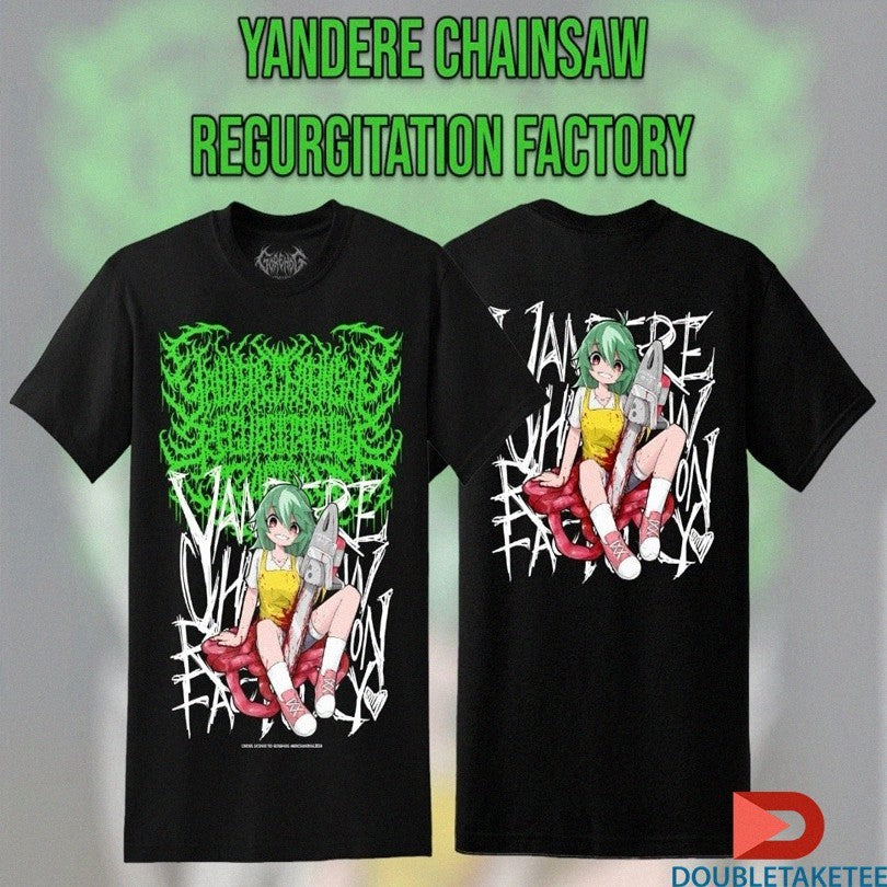 Official Yandere Chainsaw Regurgitation Factory Shirts