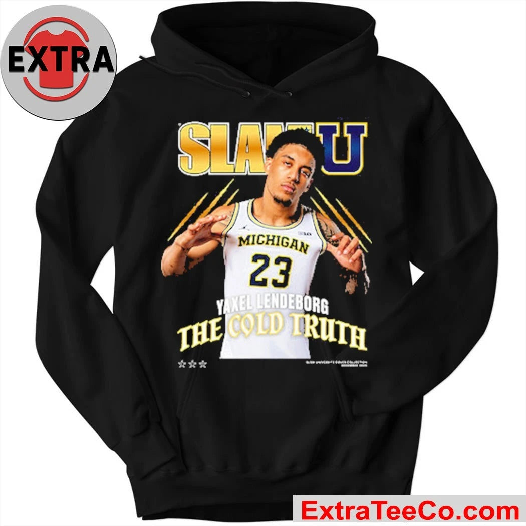 Official Yaxel Lendeborg SLAM Cover Michigan Wolverines Shirt