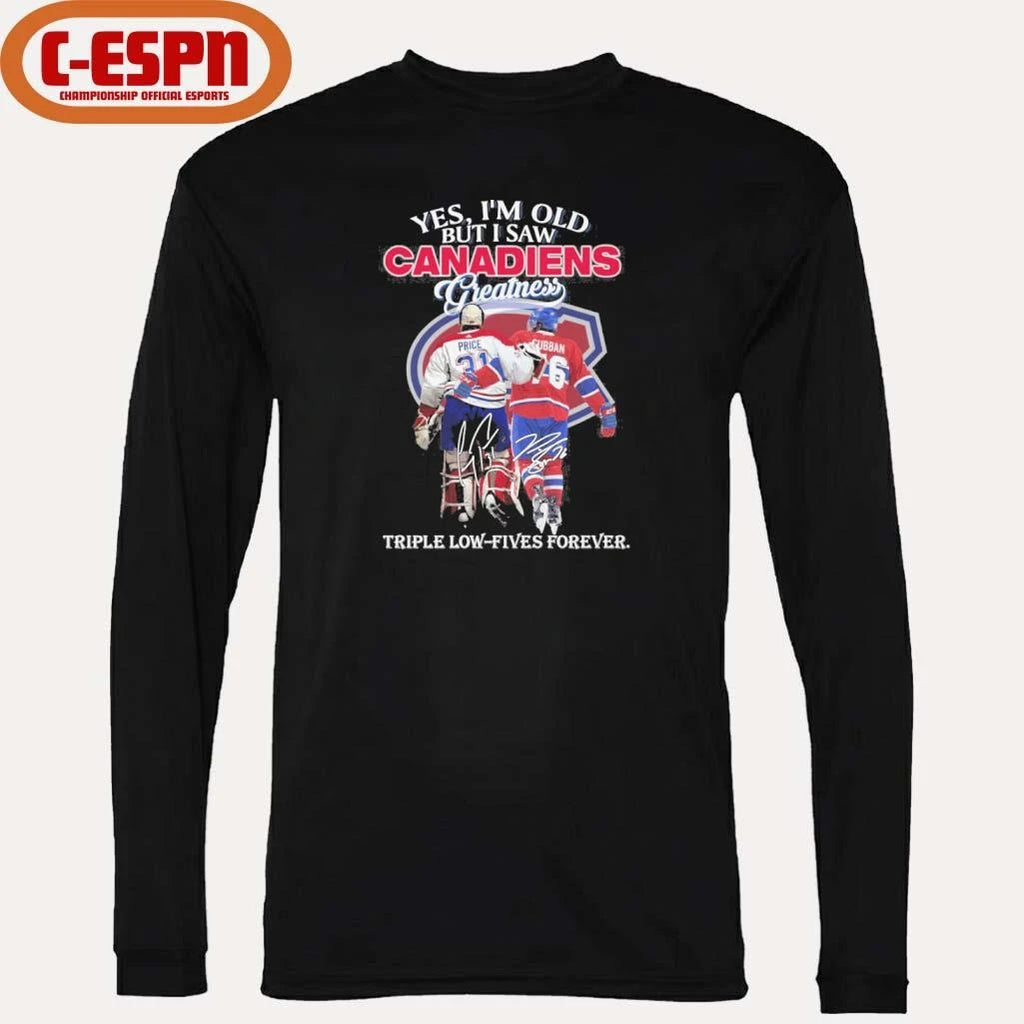 Official Yes, I’m Old But I Saw Montreal Canadiens Price And Subban Greatness Shirt