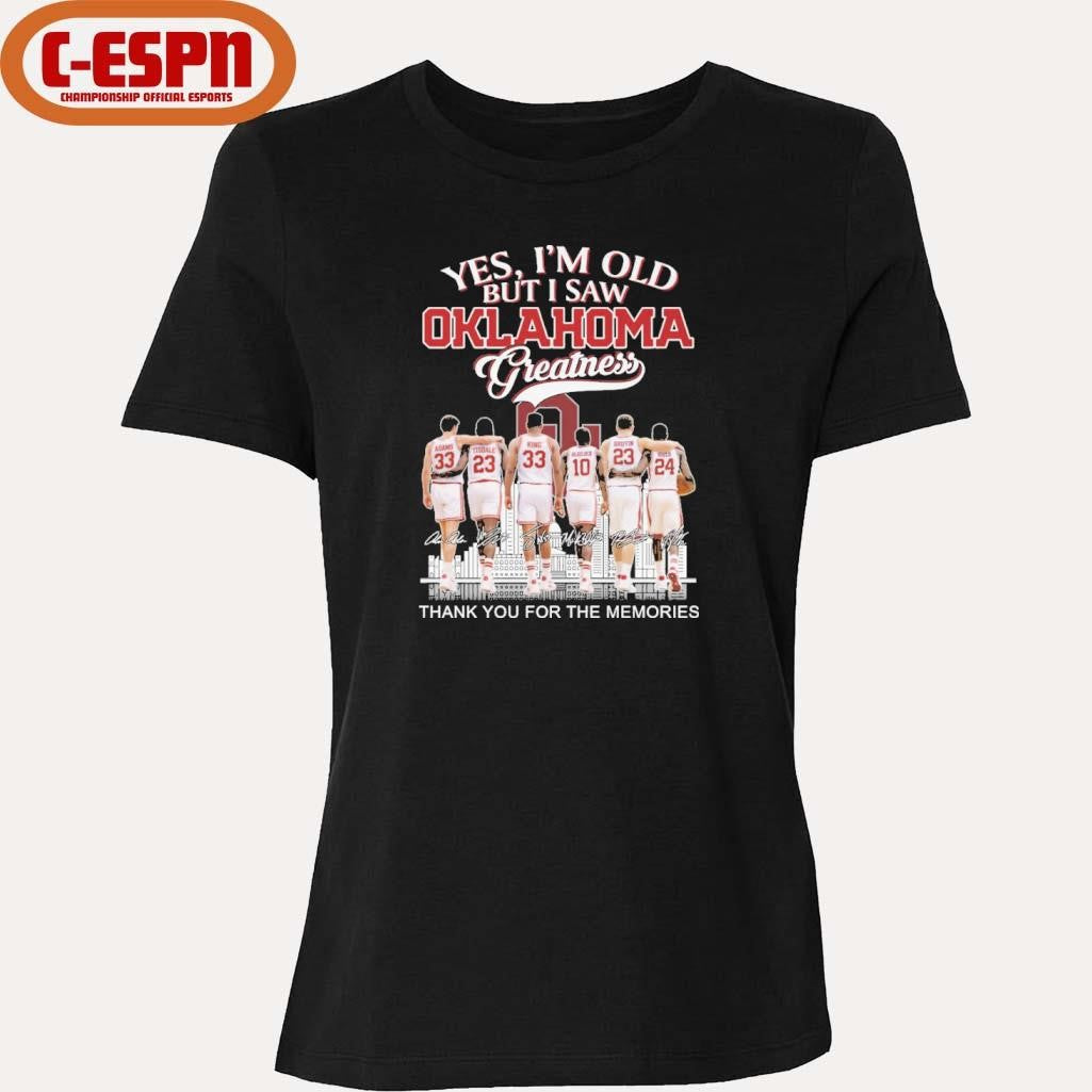 Official Yes, I’m Old But I Saw Oklahoma Men’s Basketball Greatness T-Shirt
