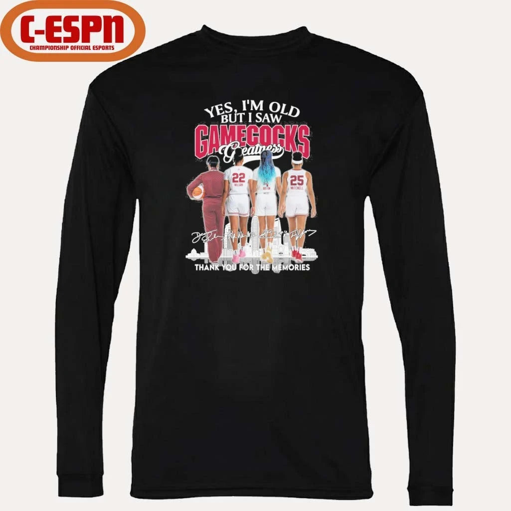 Official Yes, I’m Old But I Saw South Carolina Women’s Basketball Greatness Shirt