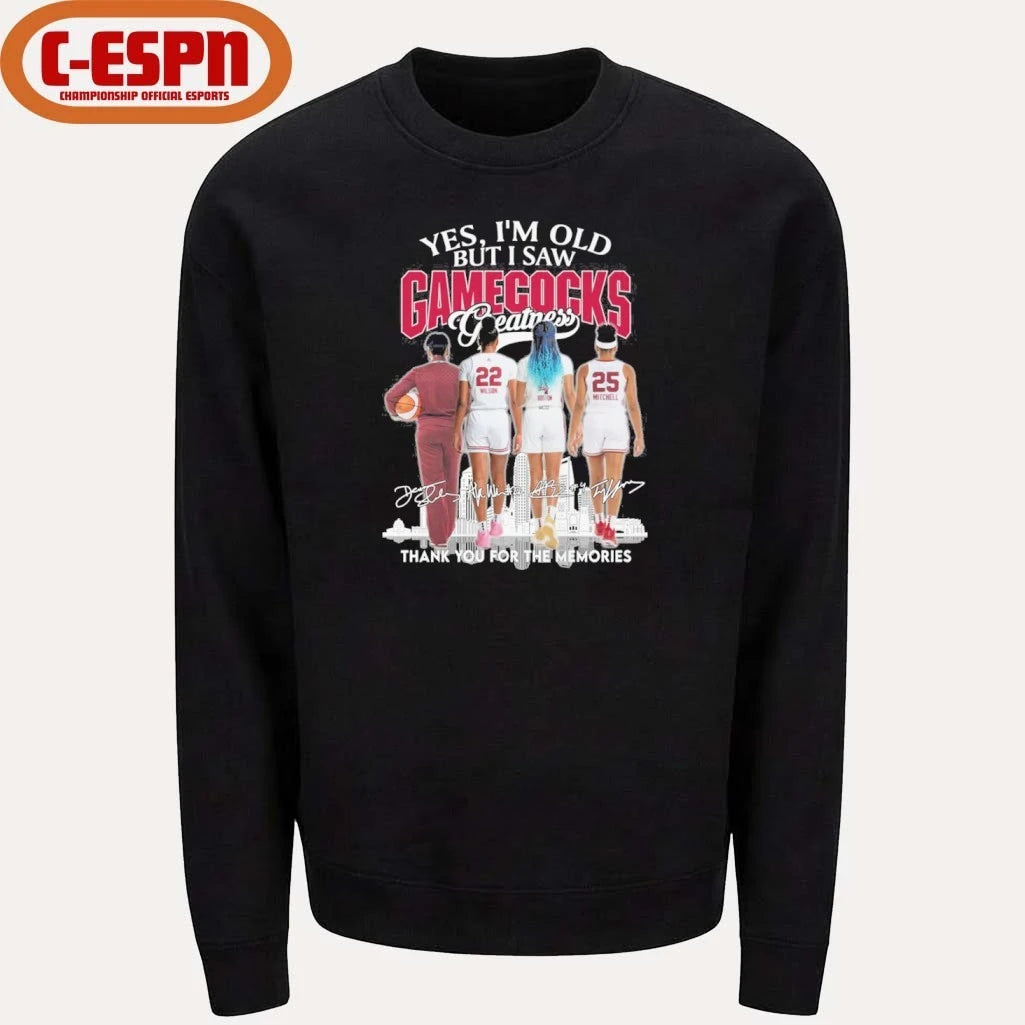 Official Yes, I’m Old But I Saw South Carolina Women’s Basketball Greatness Shirt