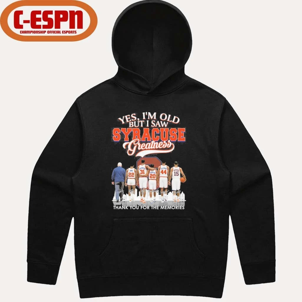 Official Yes, I’m Old But I Saw Syracuse Orange Basketball Greatness Shirt