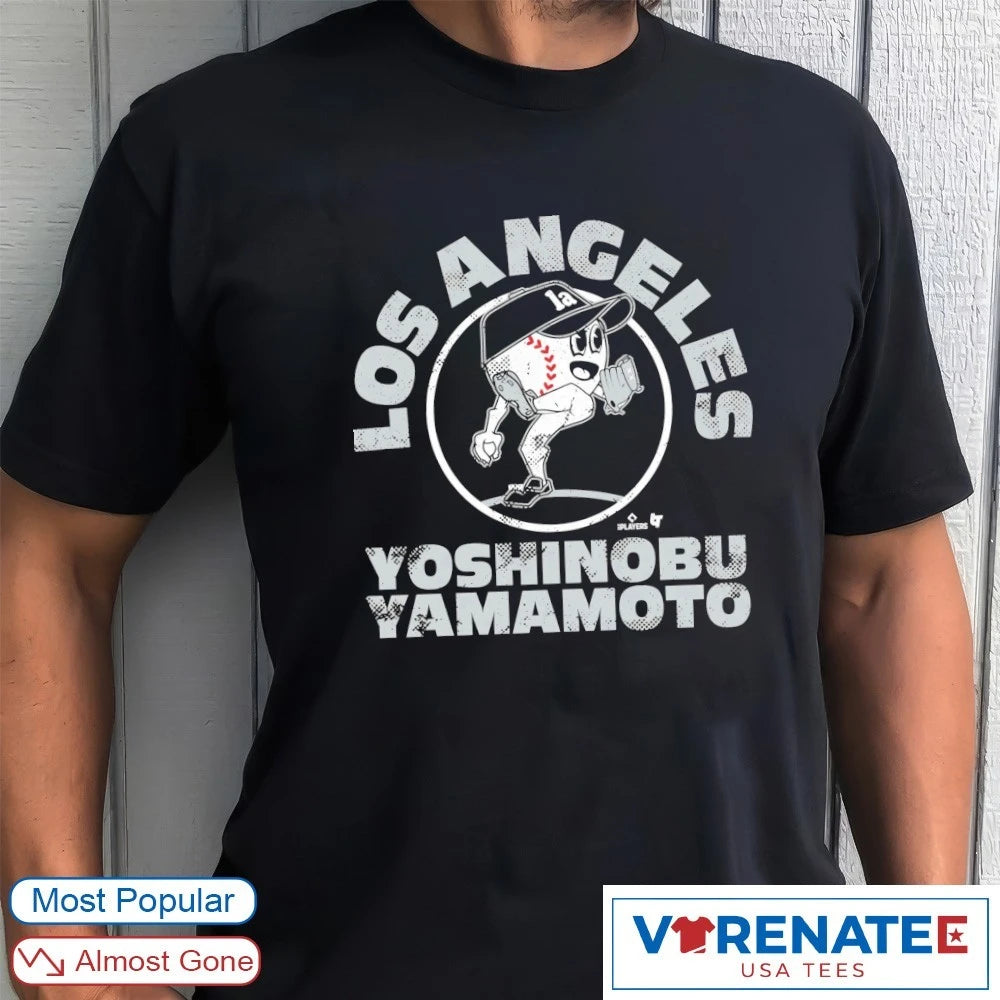 Official Yoshinobu Yamamoto Baseball Buddies Los Angeles Dodgers MLB T-Shirt