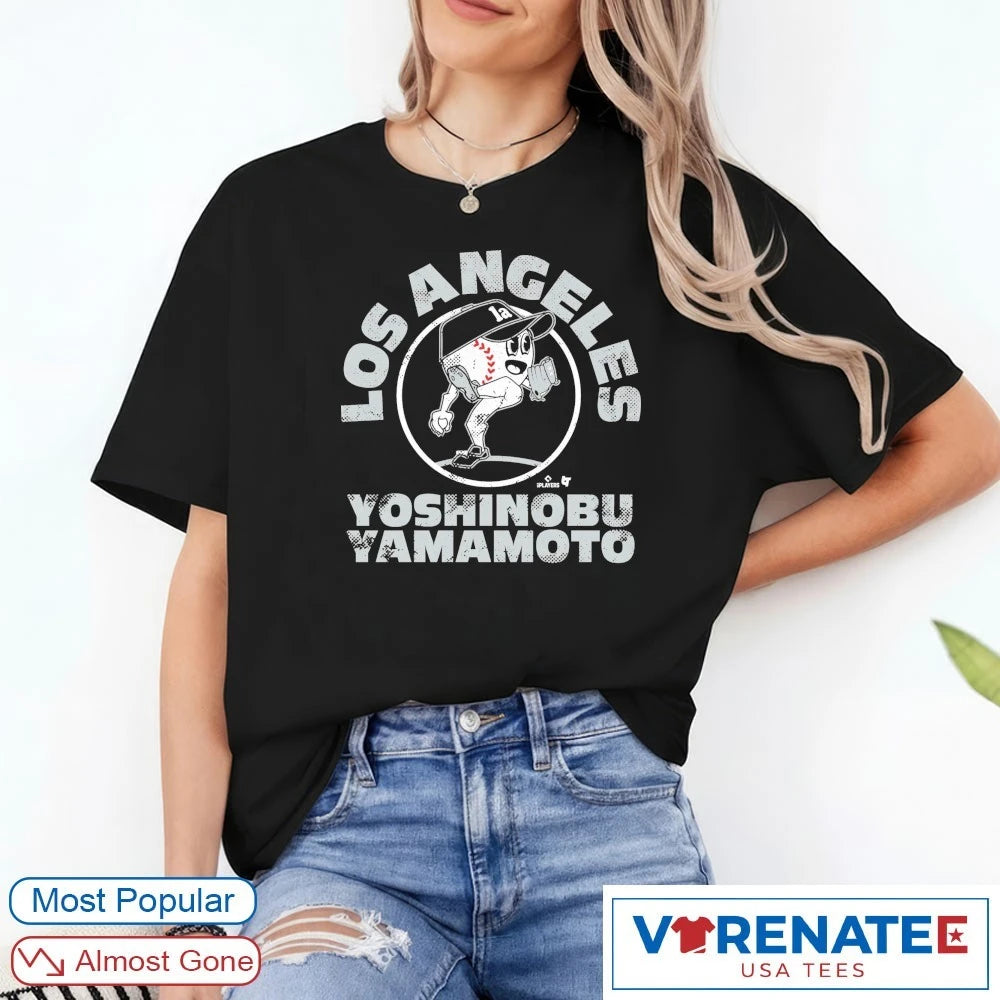 Official Yoshinobu Yamamoto Baseball Buddies Los Angeles Dodgers MLB T-Shirt