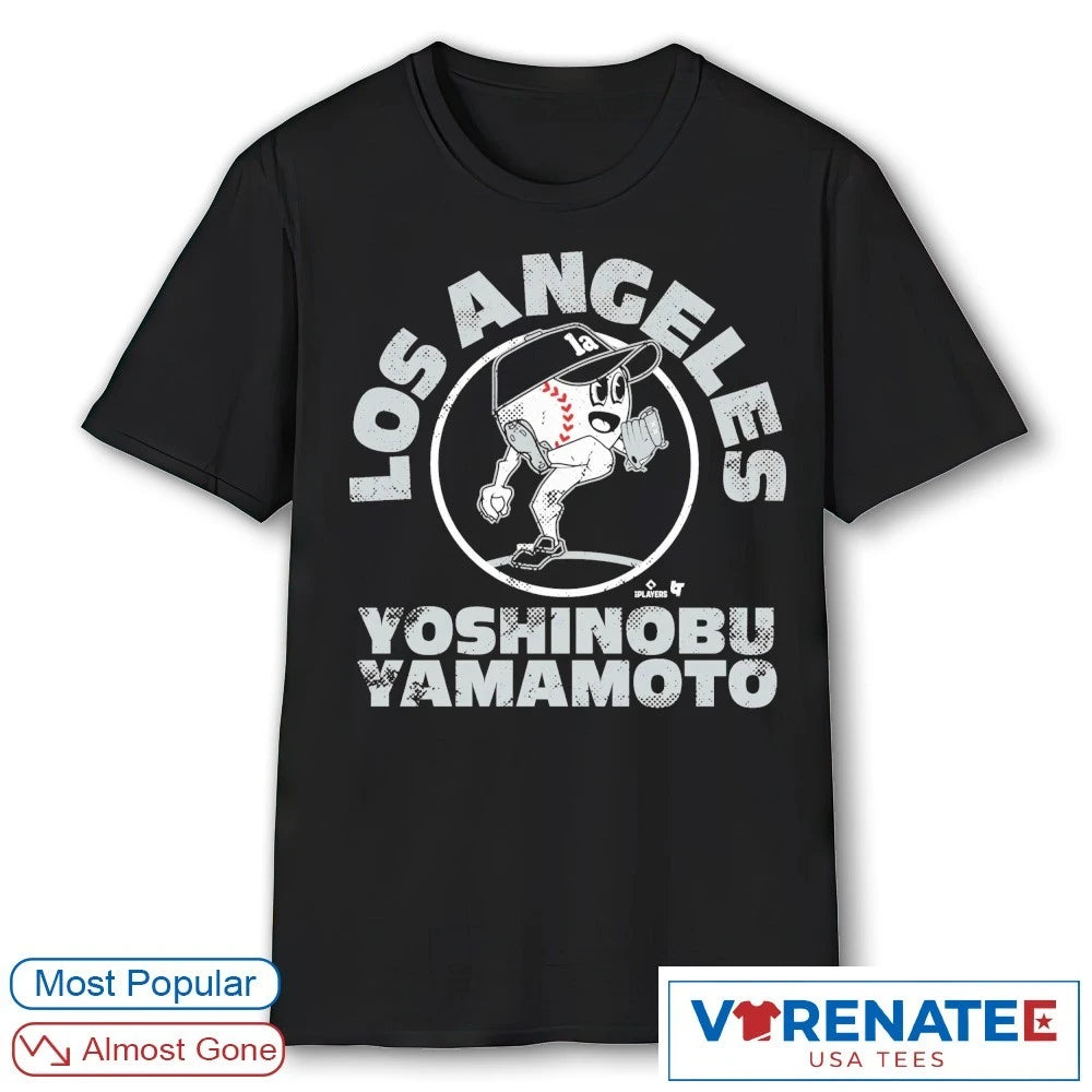 Official Yoshinobu Yamamoto Baseball Buddies Los Angeles Dodgers MLB T-Shirt