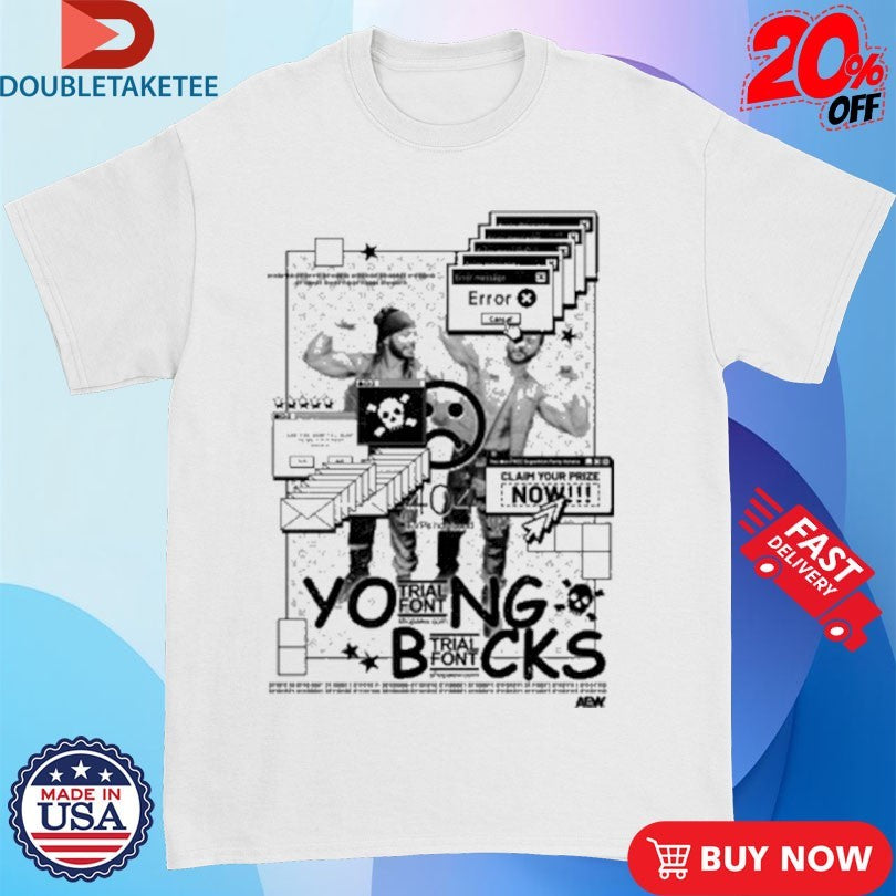 Official Young Bucks I Am Not Good With Computers AEW Shirts