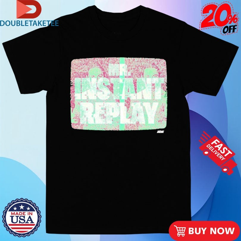 Official Young Bucks Mr. Instant Replay AEW Shirts